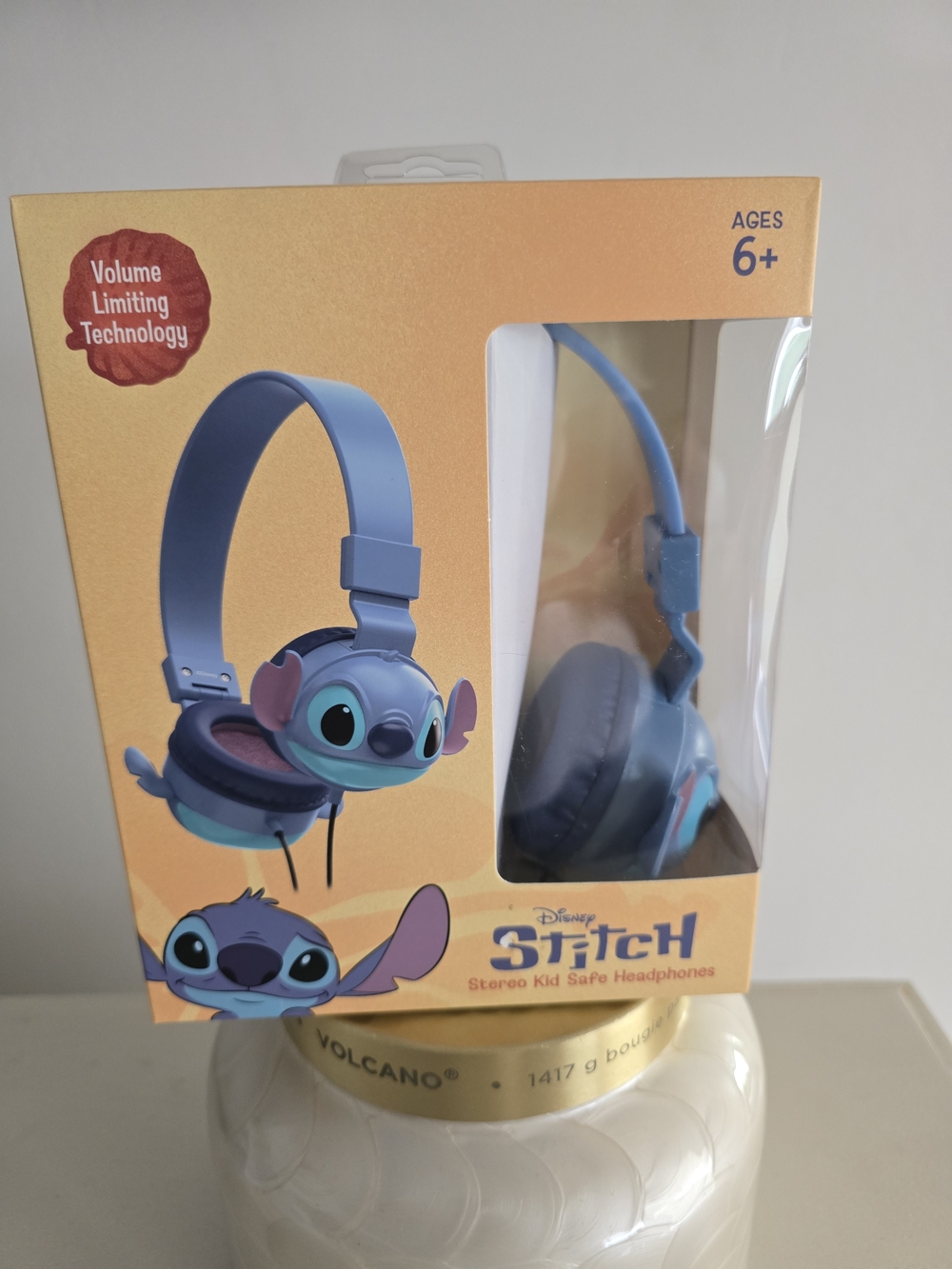 Disney Stitch Stereo Kid Safe Headphones